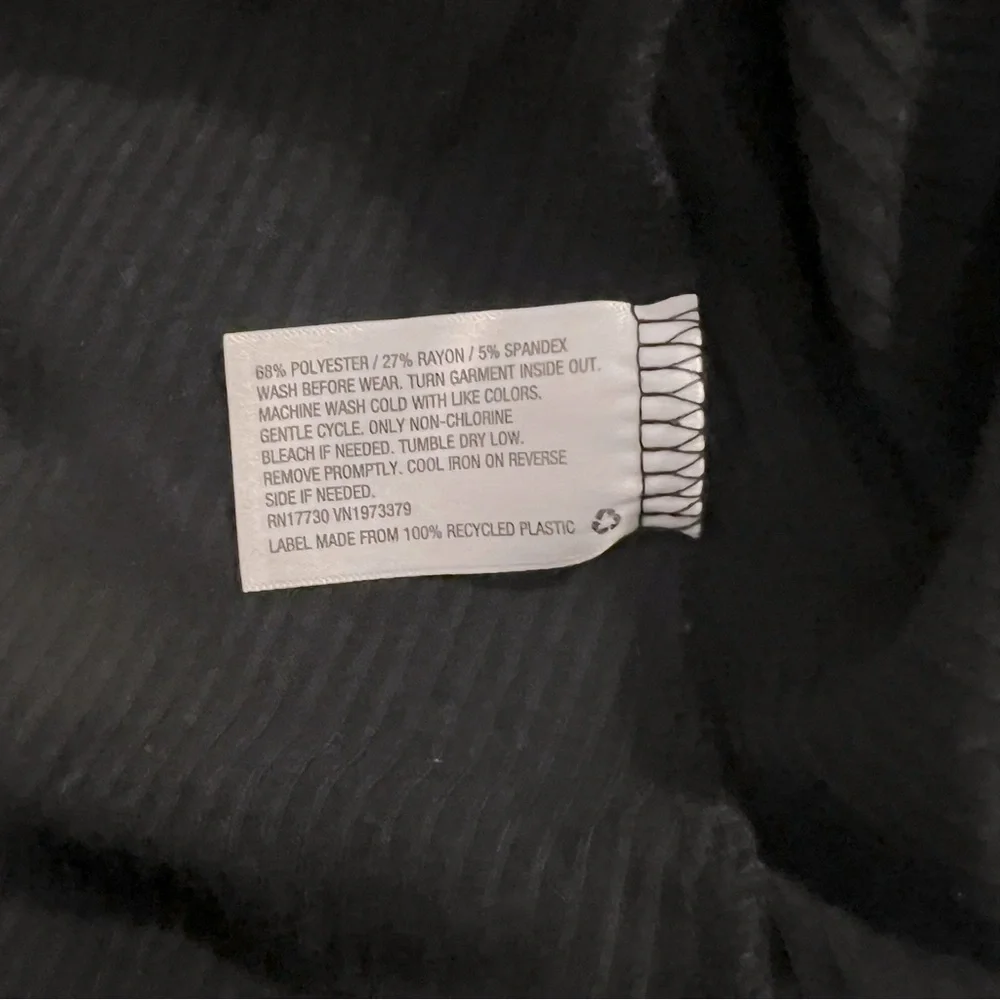 Art Class Black Ribbed Dress